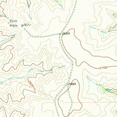 United States Geological Survey Owens Creek SE, TX (1967, 24000-Scale) digital map