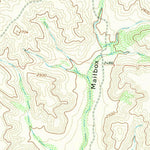 United States Geological Survey Owens Creek SE, TX (1967, 24000-Scale) digital map