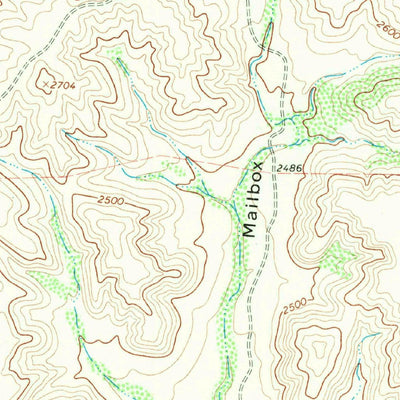 United States Geological Survey Owens Creek SE, TX (1967, 24000-Scale) digital map