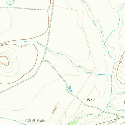 United States Geological Survey Owens Creek SW, TX (1967, 24000-Scale) digital map