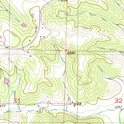 United States Geological Survey Owens, MO (1951, 24000-Scale) digital map
