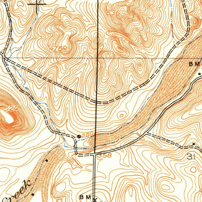United States Geological Survey Owens Reservoir, CA (1915, 24000-Scale) digital map