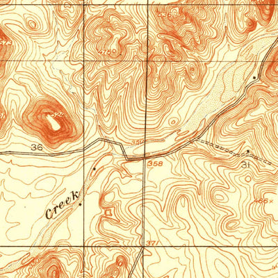 United States Geological Survey Owens Reservoir, CA (1918, 31680-Scale) digital map