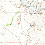 United States Geological Survey Owens Reservoir, CA (1962, 24000-Scale) digital map