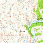 United States Geological Survey Owens Reservoir, CA (1962, 24000-Scale) digital map