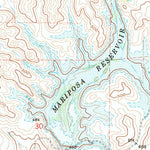 United States Geological Survey Owens Reservoir, CA (1963, 24000-Scale) digital map