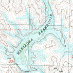 United States Geological Survey Owens Reservoir, CA (1999, 24000-Scale) digital map