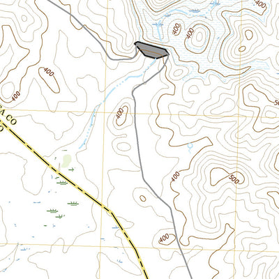 United States Geological Survey Owens Reservoir, CA (2021, 24000-Scale) digital map