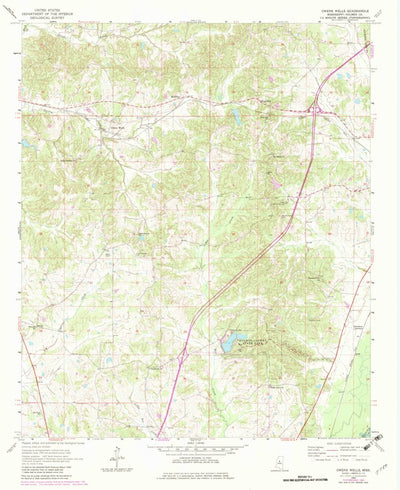 United States Geological Survey Owens Wells, MS (1964, 24000-Scale) digital map