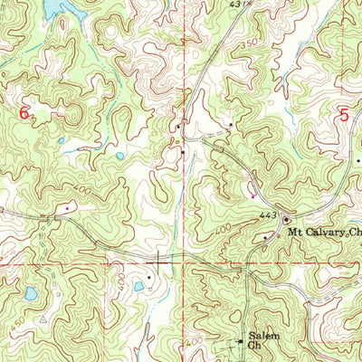 United States Geological Survey Owens Wells, MS (1964, 24000-Scale) digital map