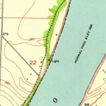 United States Geological Survey Owensboro East, KY-IN (1952, 24000-Scale) digital map