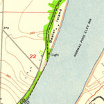 United States Geological Survey Owensboro East, KY-IN (1956, 24000-Scale) digital map