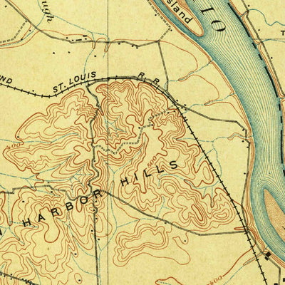 United States Geological Survey Owensboro, KY-IN (1901, 62500-Scale) digital map