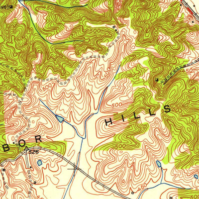 United States Geological Survey Owensboro West, KY-IN (1952, 24000-Scale) digital map