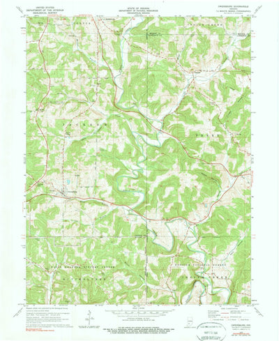 United States Geological Survey Owensburg, IN (1975, 24000-Scale) digital map