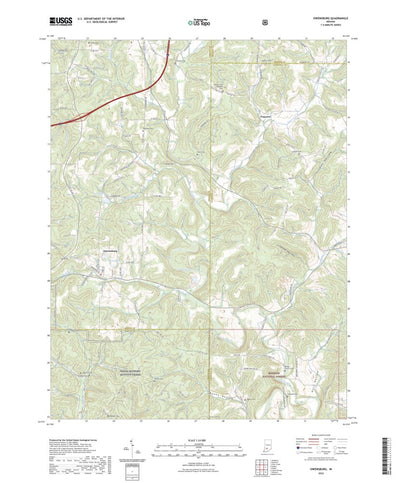 United States Geological Survey Owensburg, IN (2022, 24000-Scale) digital map