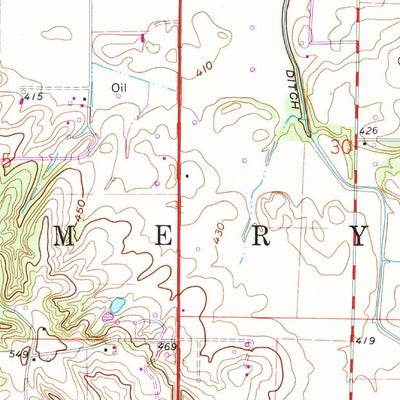 United States Geological Survey Owensville, IN (1959, 24000-Scale) digital map