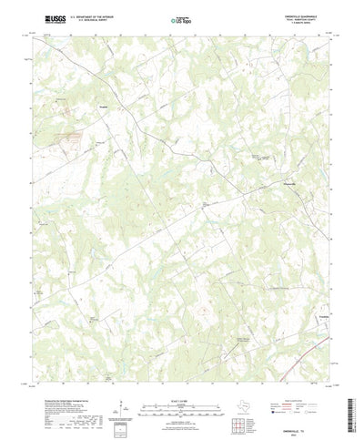 United States Geological Survey Owensville, TX (2022, 24000-Scale) digital map