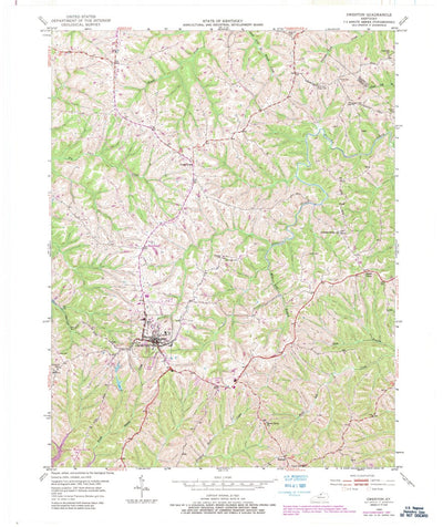 United States Geological Survey Owenton, KY (1950, 24000-Scale) digital map
