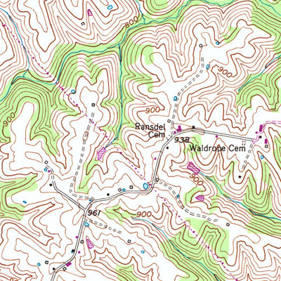 United States Geological Survey Owenton, KY (1950, 24000-Scale) digital map