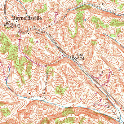 United States Geological Survey Owingsville, KY (1952, 24000-Scale) digital map