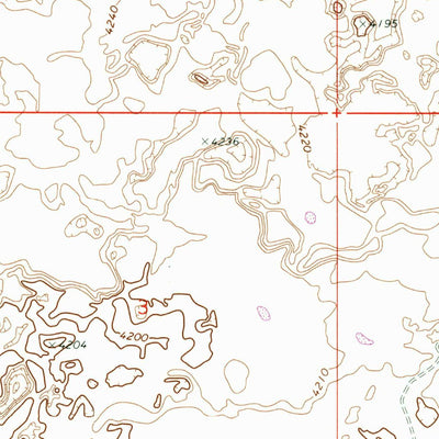 United States Geological Survey Owinza, ID (1971, 24000-Scale) digital map
