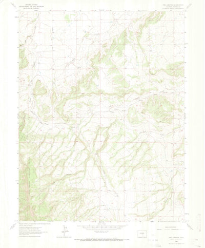 United States Geological Survey Owl Canyon, CO (1963, 24000-Scale) digital map