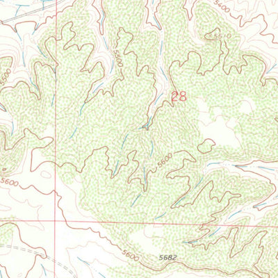 United States Geological Survey Owl Canyon, CO (1963, 24000-Scale) digital map