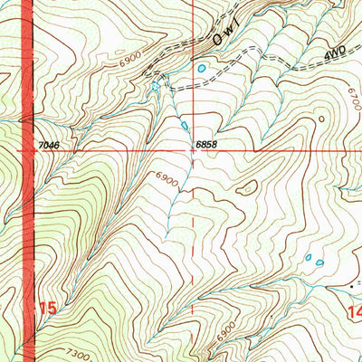 United States Geological Survey Owl Canyon, CO (1994, 24000-Scale) digital map