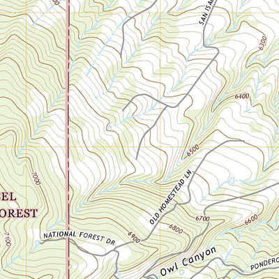 United States Geological Survey Owl Canyon, CO (2022, 24000-Scale) digital map