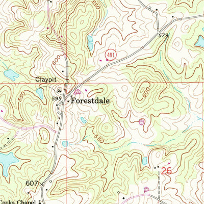 United States Geological Survey Owl Creek, MS (1962, 24000-Scale) digital map