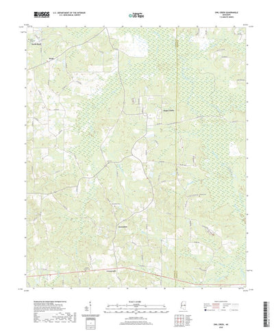 United States Geological Survey Owl Creek, MS (2020, 24000-Scale) digital map