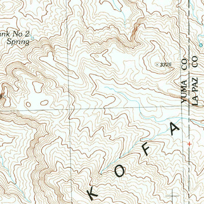 United States Geological Survey Owl Head, AZ (1990, 24000-Scale) digital map