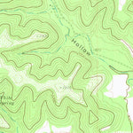 United States Geological Survey Owl Hollow, TX (1971, 24000-Scale) digital map