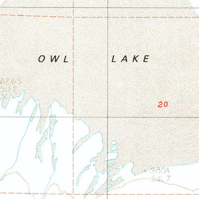 United States Geological Survey Owl Lake, CA (1985, 24000-Scale) digital map