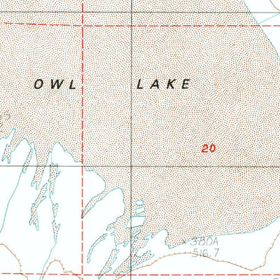 United States Geological Survey Owl Lake, CA (1996, 24000-Scale) digital map