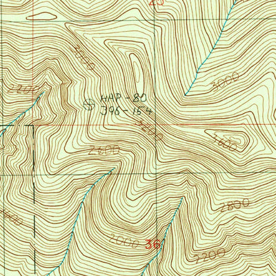 United States Geological Survey Owl Mountain, WA (1990, 24000-Scale) digital map