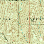 United States Geological Survey Owl Mountain, WA (1990, 24000-Scale) digital map