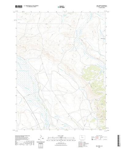 United States Geological Survey Owl Ridge, CO (2022, 24000-Scale) digital map