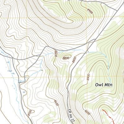 United States Geological Survey Owl Ridge, CO (2022, 24000-Scale) digital map