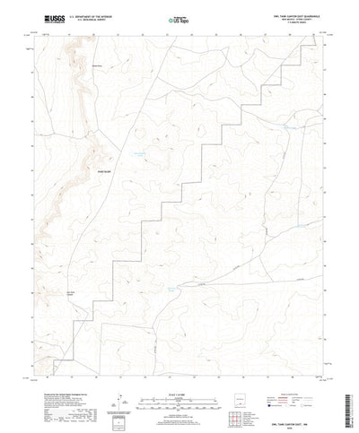 United States Geological Survey Owl Tank Canyon East, NM (2020, 24000-Scale) digital map