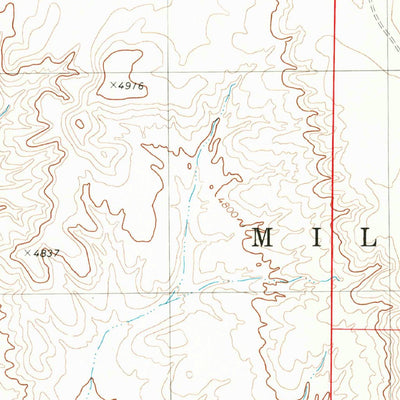United States Geological Survey Owl Tank Canyon West, NM (1980, 24000-Scale) digital map