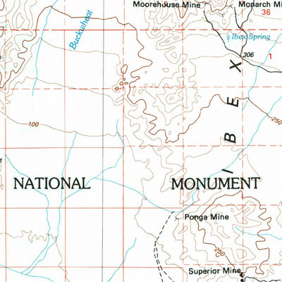 United States Geological Survey Owlshead Mountains, CA (1993, 100000-Scale) digital map