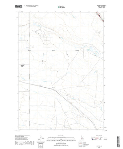 United States Geological Survey Owyhee, ID (2020, 24000-Scale) digital map