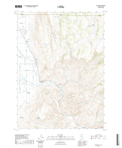 United States Geological Survey Owyhee, NV (2021, 24000-Scale) digital map