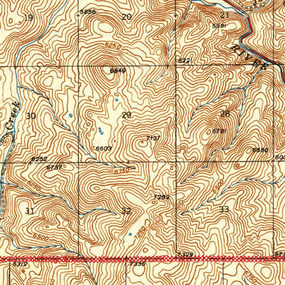 United States Geological Survey Owyhee, NV-ID (1942, 62500-Scale) digital map