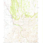 United States Geological Survey Owyhee, NV-ID (1971, 24000-Scale) digital map