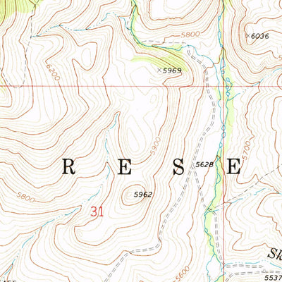 United States Geological Survey Owyhee, NV-ID (1971, 24000-Scale) digital map