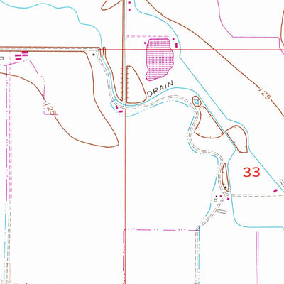 United States Geological Survey Oxalis, CA (1956, 24000-Scale) digital map