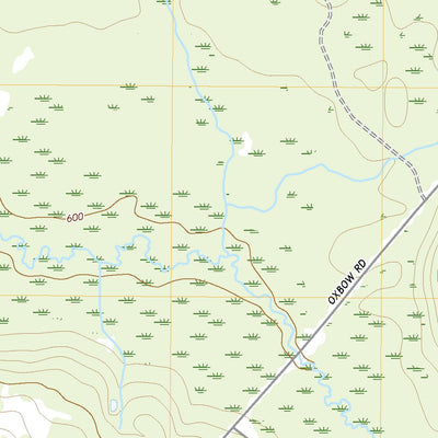 United States Geological Survey Oxbow East, ME (2021, 24000-Scale) digital map